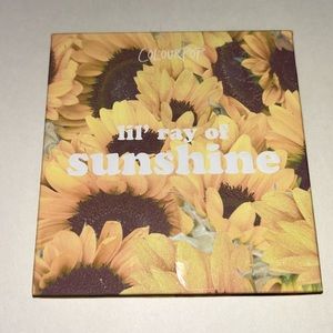 ColourPop lil’ ray of sunshine eyeshadow palette